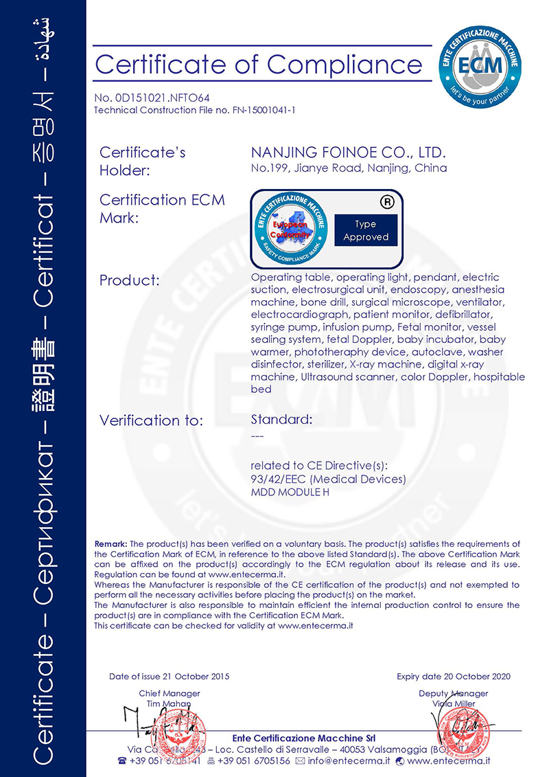 Nanjing FoiNoe Co. Ltd Nanjing FoiNoe Co. Ltd