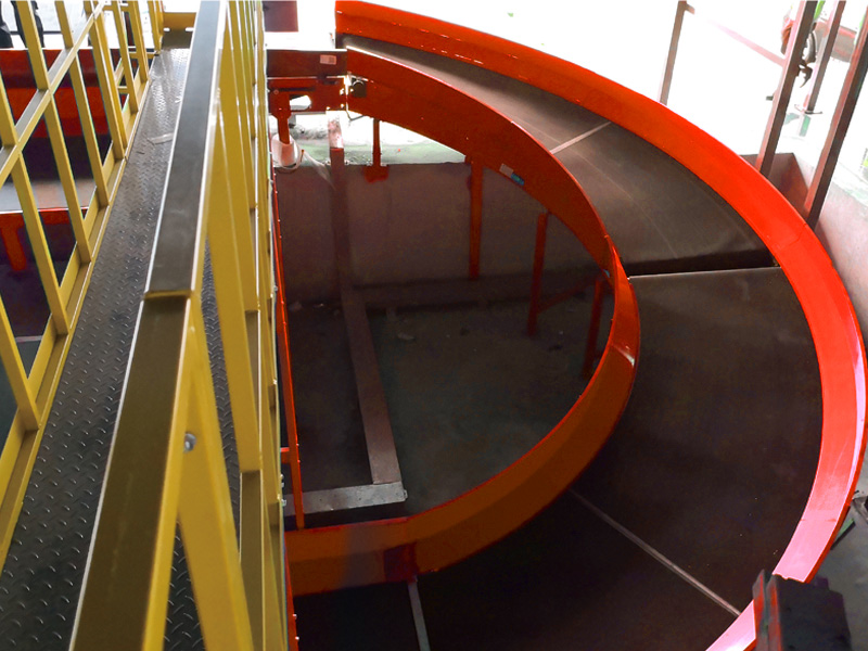 Spiral Curve Belt Conveyor Spiral Curve Belt Conveyor