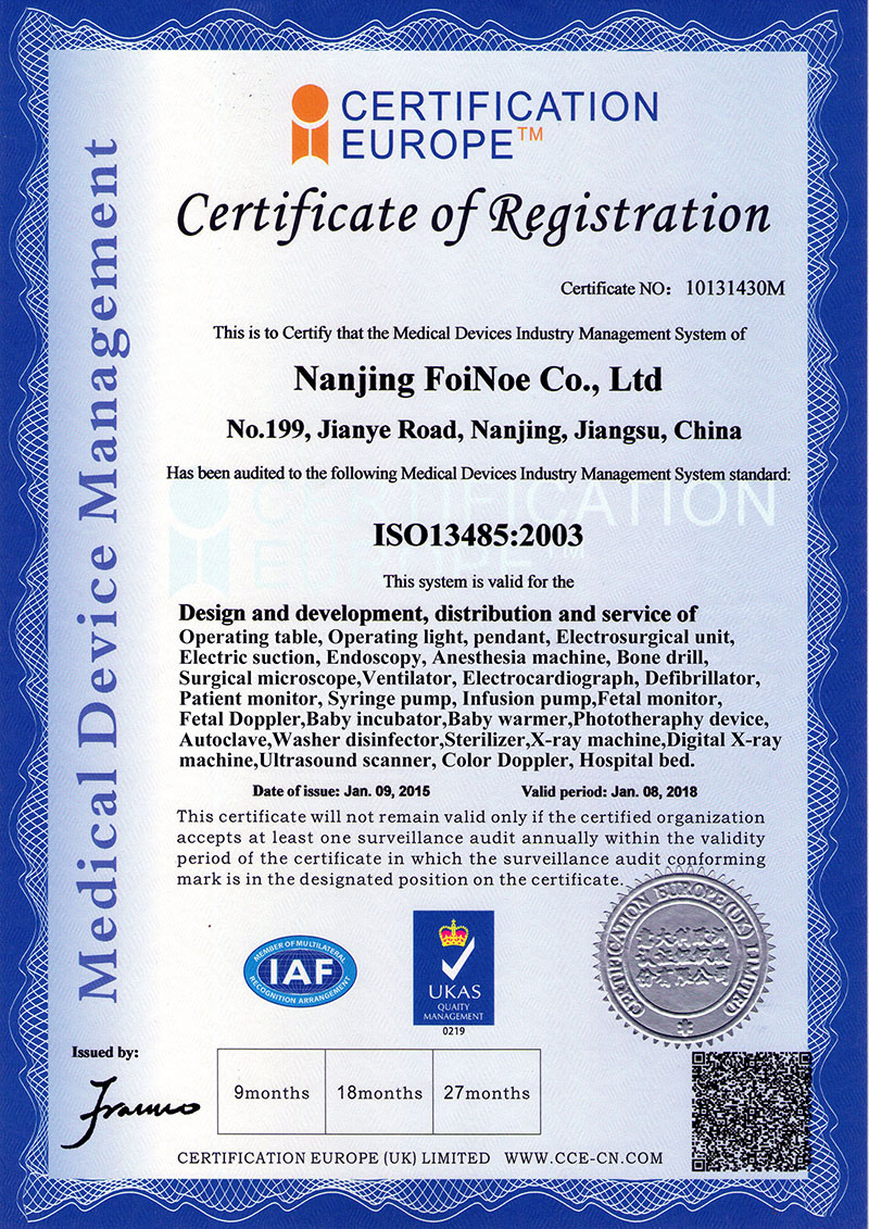 Nanjing FoiNoe Co. Ltd Nanjing FoiNoe Co. Ltd