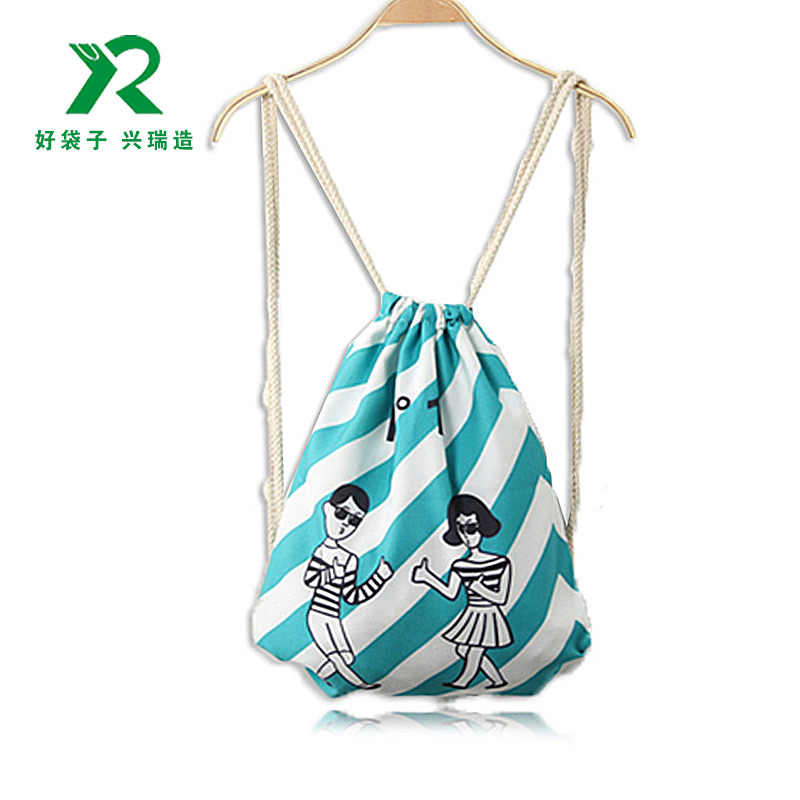 棉麻束口袋厂家 定制帆布双肩抽绳背包袋 免费印刷logo 棉麻束口袋厂家 定制帆布双肩抽绳背包袋 免费印刷logo
