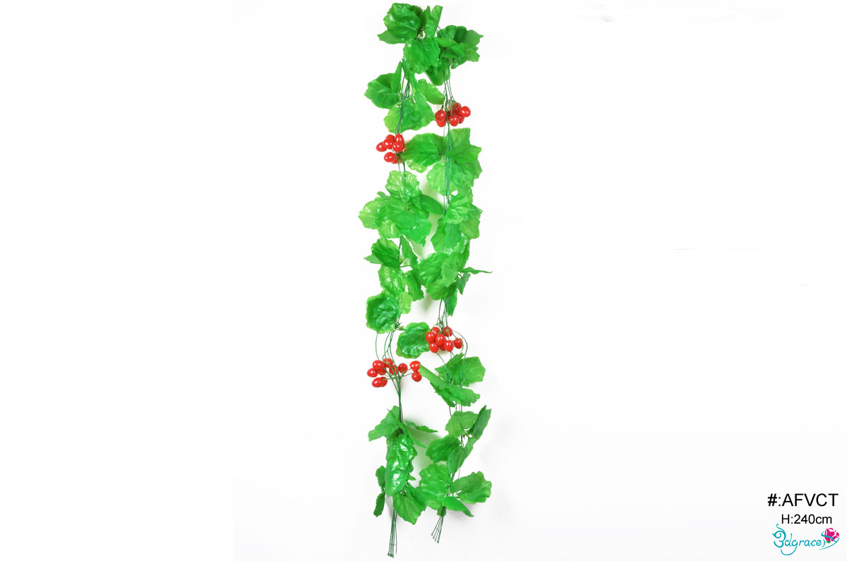 AFVCT Red Artificial Cherry Fruit Vine AFVCT Red Artificial Cherry Fruit Vine