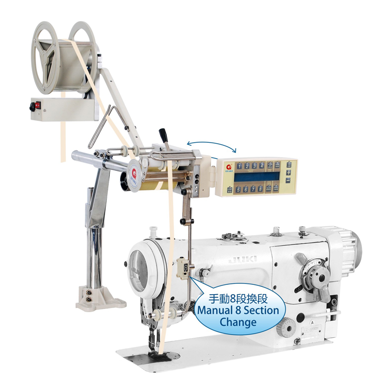 8 Section Tension type computerized elastic metering device(Fission Type, Upper Feed) 8 Section Tension type computerized elastic metering device(Fission Type, Upper Feed)
