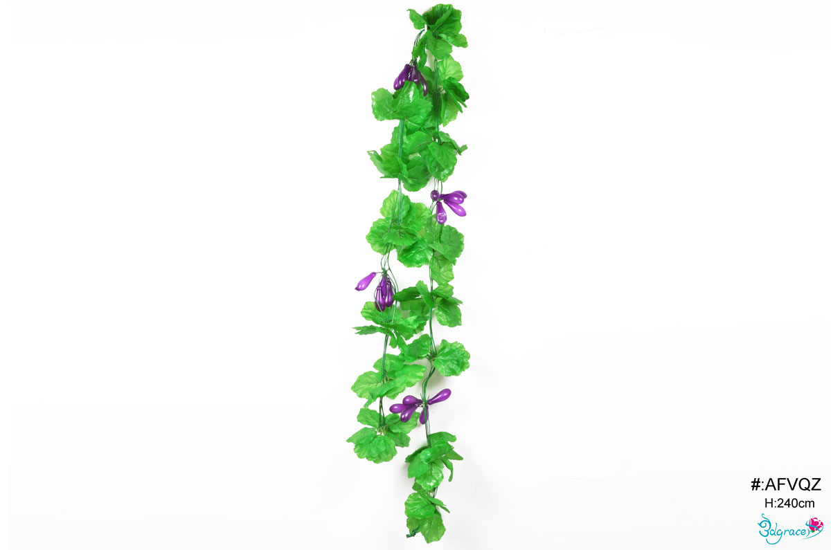 AFVQZ Purple Artificial Eggplant Fruit Vine AFVQZ Purple Artificial Eggplant Fruit Vine
