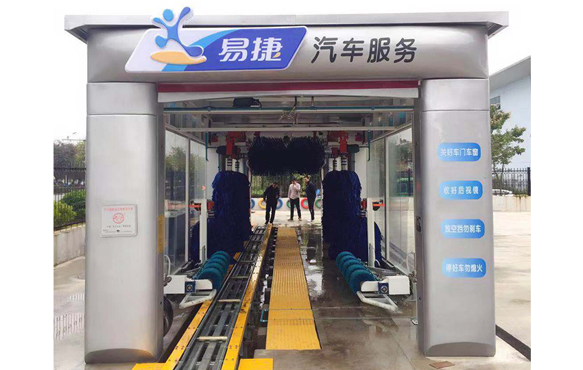 9刷隧道式洗車機(帶輪轂刷) 9刷隧道式洗車機(帶輪轂刷)