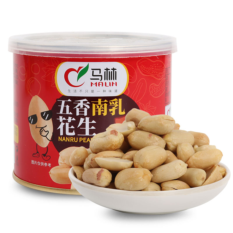 五香南乳花生罐装 五香南乳花生罐装