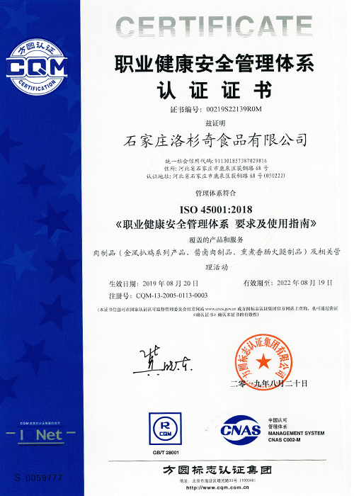 职业健康安全体系 职业健康安全体系