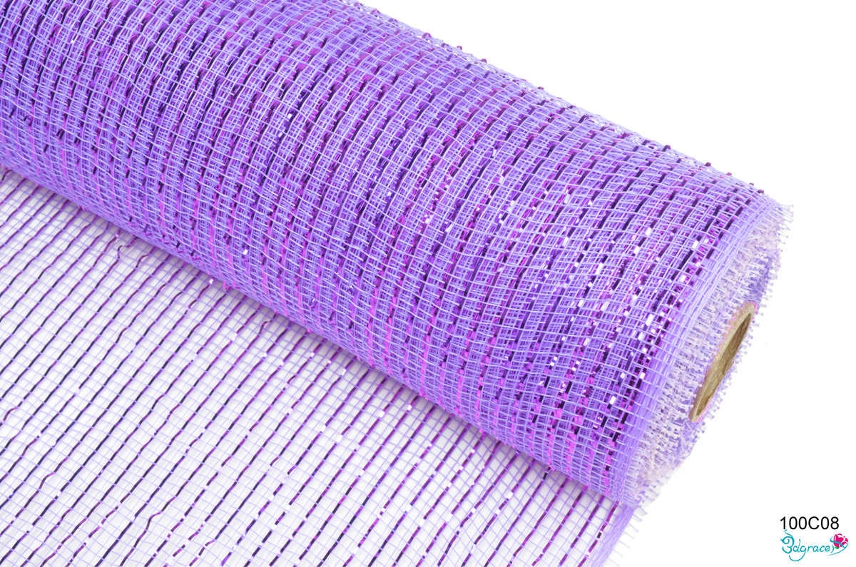 100 Regular Metallic Mesh 100C08 Lt.Purple Metallic In Lt. Purple PP 100 Regular Metallic Mesh 100C08 Lt.Purple Metallic In Lt. Purple PP