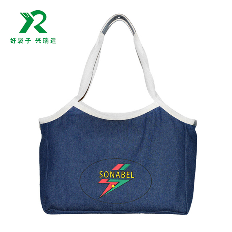 简约时尚新款手提帆布牛仔布袋 简约时尚新款手提帆布牛仔布袋