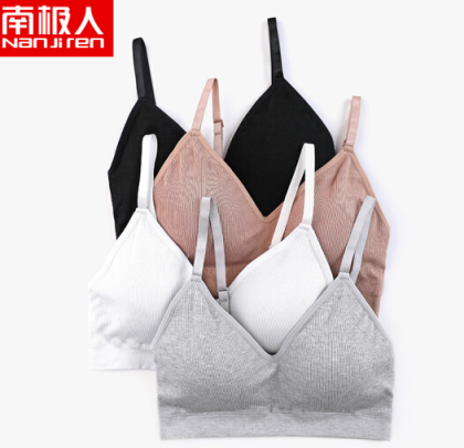 内衣女运动文胸无钢圈深V聚拢抹胸胸罩女士美背防震防走光无痕少女文胸内衣 内衣女运动文胸无钢圈深V聚拢抹胸胸罩女士美背防震防走光无痕少女文胸内衣