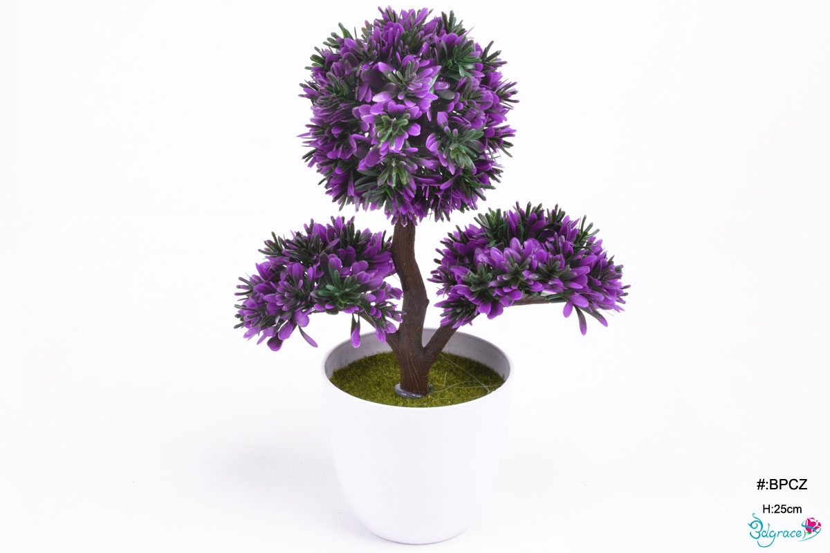 BPCZ Purple Artificial Bonsai pot Plants BPCZ Purple Artificial Bonsai pot Plants