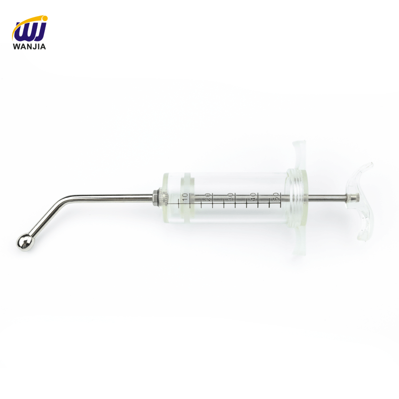 WJ210-2 不可调投药型塑钢注射器J型(10/20/30/50ml 鲁尔式) WJ210-2 不可调投药型塑钢注射器J型(10/20/30/50ml 鲁尔式)