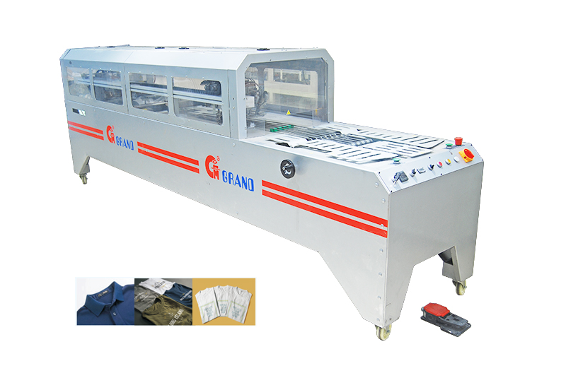 Automatic garment folding & baging machine Automatic garment folding & baging machine