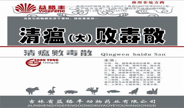清温败毒散（大）