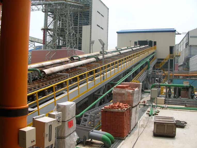 台湾中龙钢厂铸铁机设计供货工程