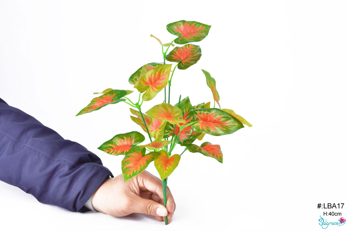 LBA17 Red Artificial Leaves Branch Arrangement LBA17 Red Artificial Leaves Branch Arrangement