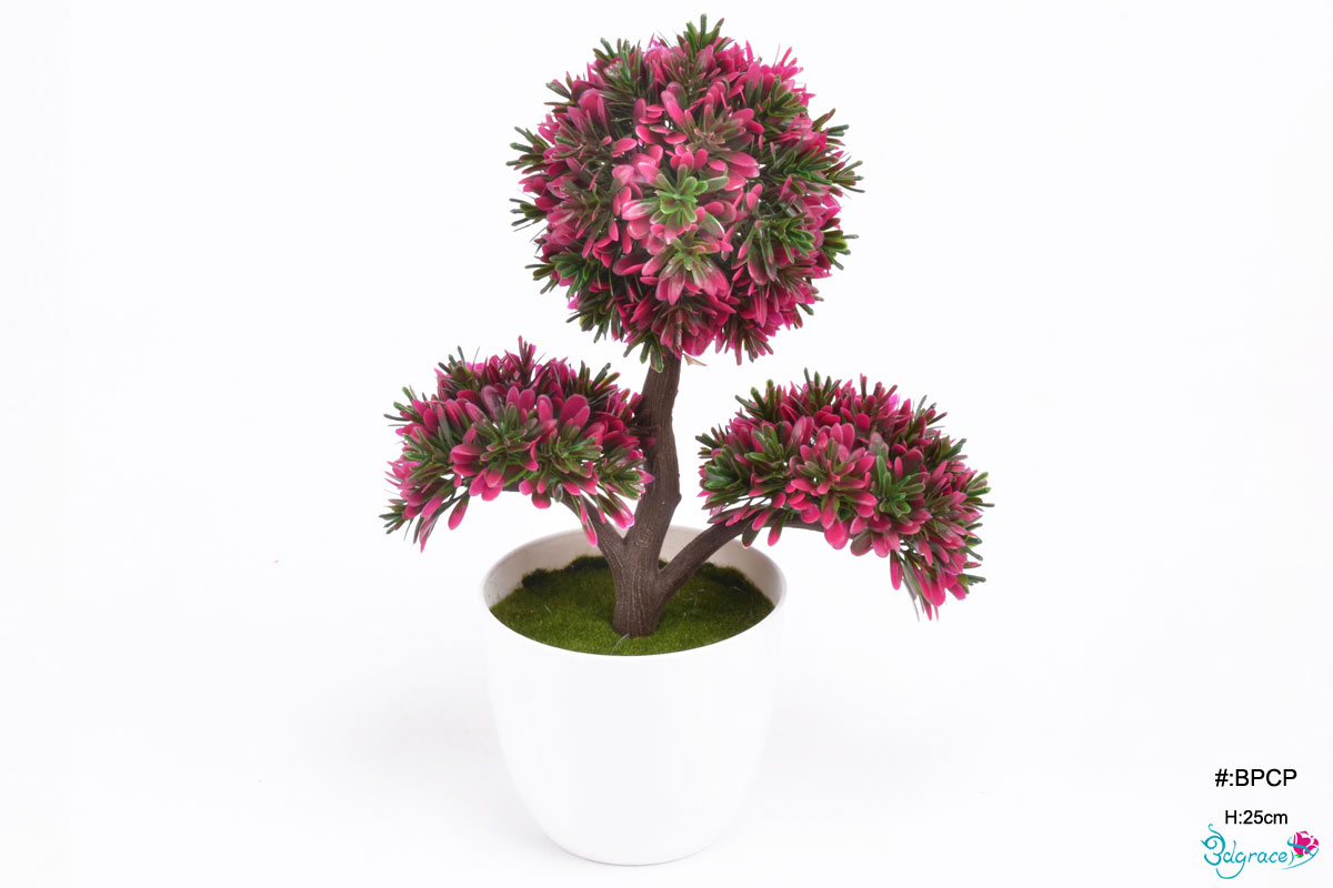 BPCP Pink Artificial Bonsai pot Plants BPCP Pink Artificial Bonsai pot Plants
