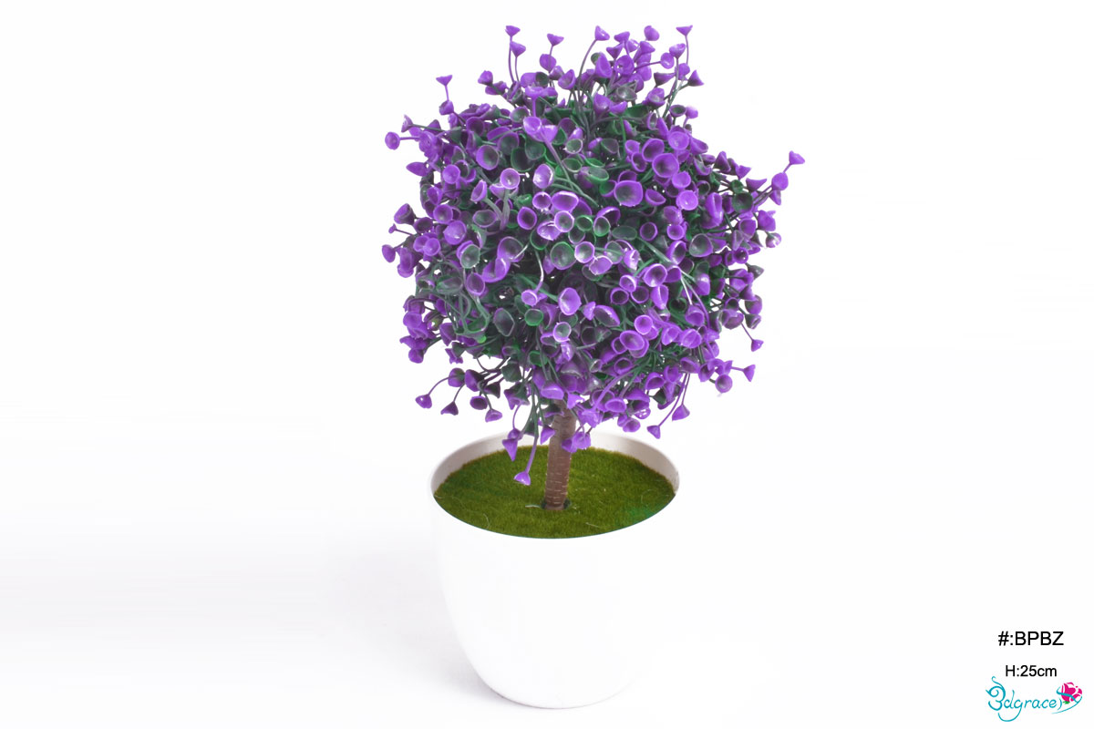 BPBZ Purple Artificial Bonsai pot Plants BPBZ Purple Artificial Bonsai pot Plants