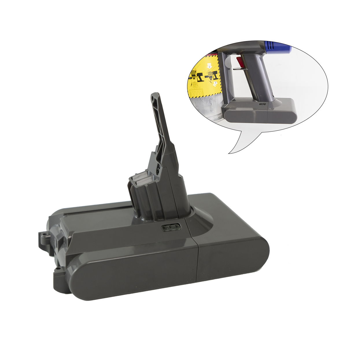 Replacement Vacuum Cleaner Dyson Battery for Dyson V8 21.6V 3000MAH Absolute Battery Vacuum Cleaner Spare Part Accessory Replacement Vacuum Cleaner Dyson Battery for Dyson V8 21.6V 3000MAH Absolute Battery Vacuum Cleaner Spare Part Accessory
