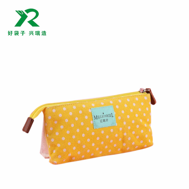 简约创意帆布笔袋韩国小清新学生拉链铅笔袋大容量文具袋 简约创意帆布笔袋韩国小清新学生拉链铅笔袋大容量文具袋