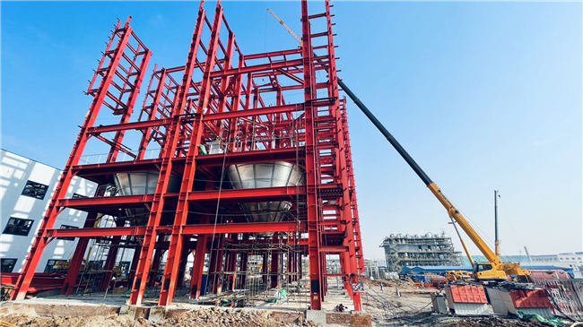 再度合作,山东朗晖二期糊树脂项目建设进入全面冲刺阶段