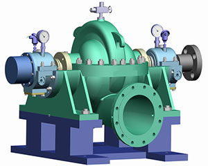 XSR單級雙吸熱網循環泵