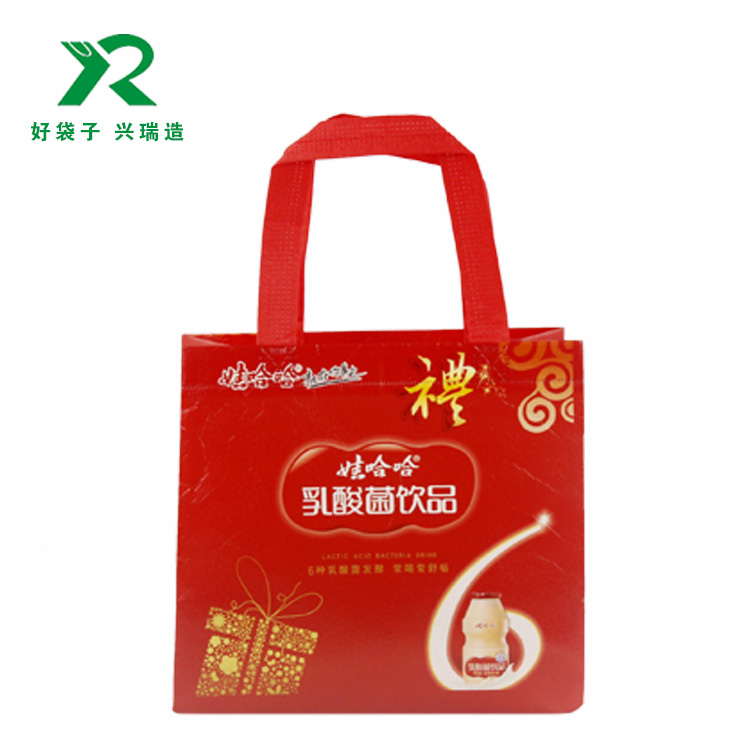 喜庆彩印无纺布覆膜袋定制 喜庆彩印无纺布覆膜袋定制