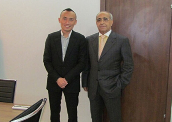 General Kinada and chairman Chen Jiazhong