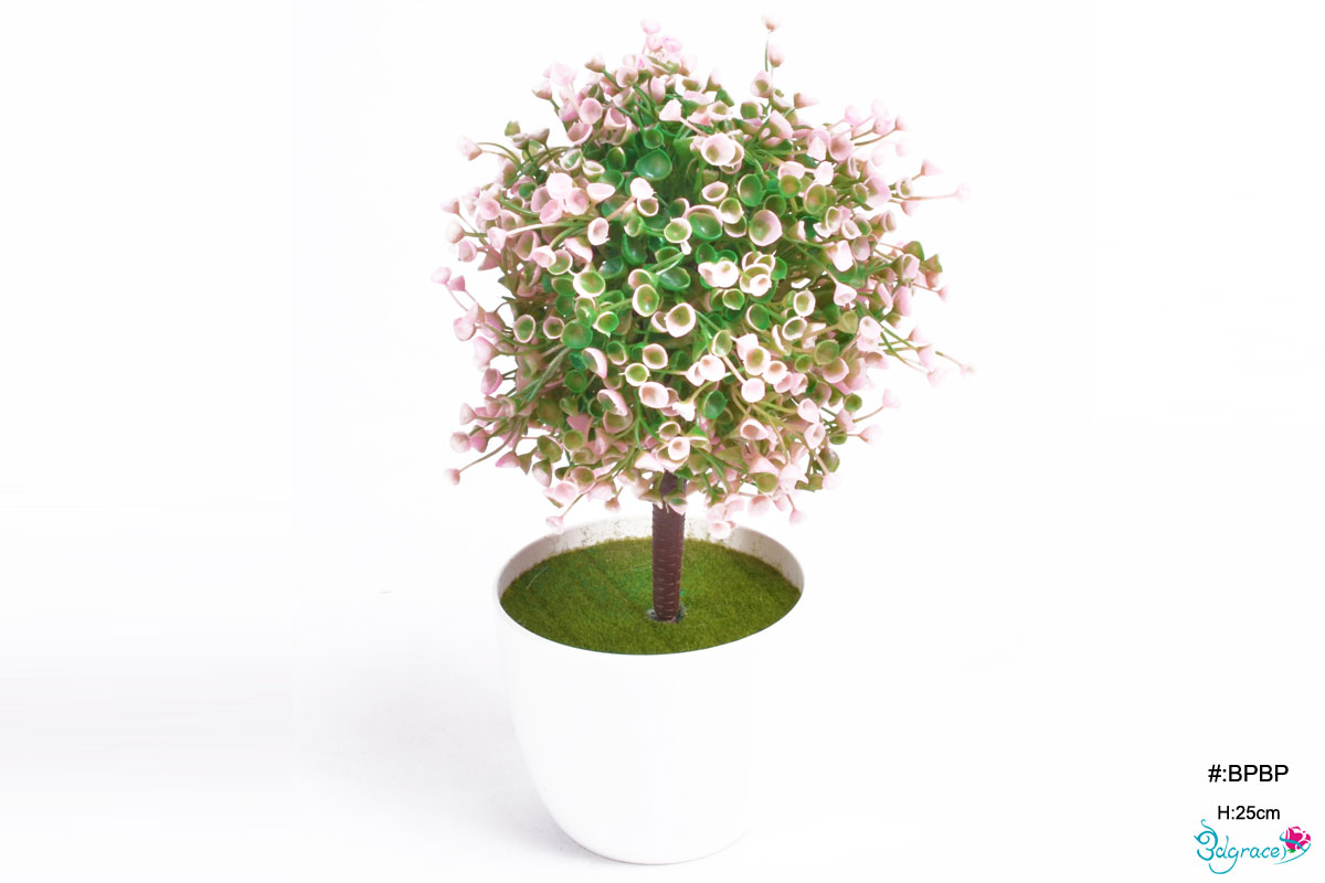 BPBP Pink Artificial Bonsai pot Plants BPBP Pink Artificial Bonsai pot Plants