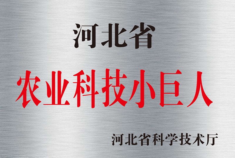 河北省农业科技小巨人 河北省农业科技小巨人