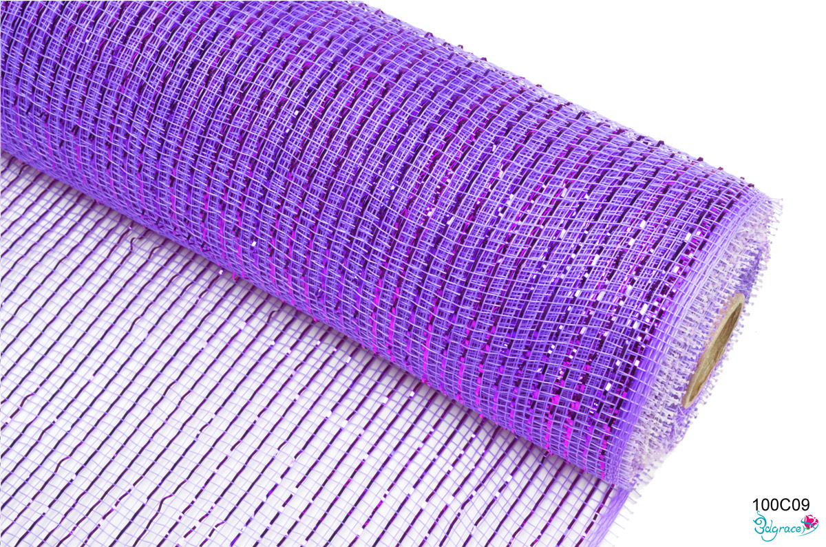 100 Regular Metallic Mesh 100C09 Dk.Purple Metallic In DK. Purple PP 100 Regular Metallic Mesh 100C09 Dk.Purple Metallic In DK. Purple PP